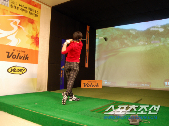 박선영, 스크린골프 '골프존 라이브 토너먼트' 우승