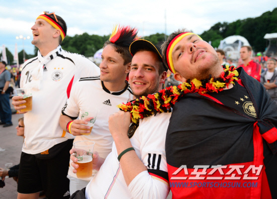 [유로포토] 여유 넘치는 독일팬 