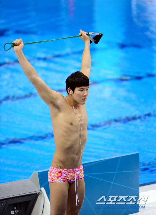 [런던포토] 마린보이 박태환, 