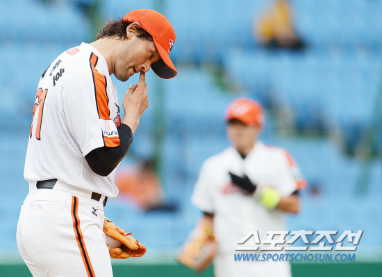 [포토] 아쉬운 박찬호 