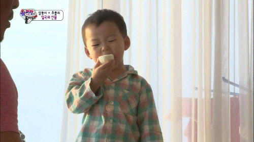 KBS슈퍼맨이돌아왔다, 삼립호빵과 함께 펼쳐진 사랑이와 만세와의 러브라인