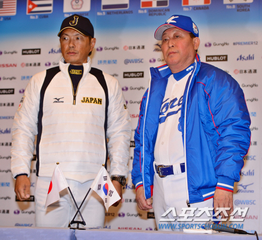 [포토] 김인식-고쿠보 감독 