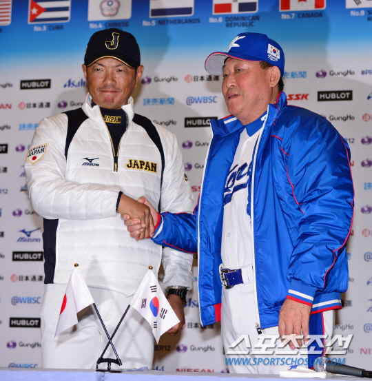 [포토] 김인식-고쿠보 감독 