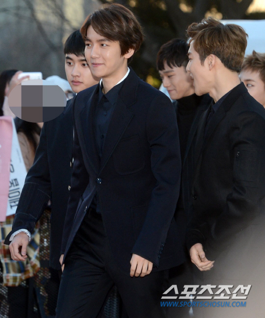 [포토] 엑소, 즐거운 미소로 레드카펫에!