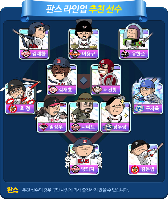 판스-0820 라인업