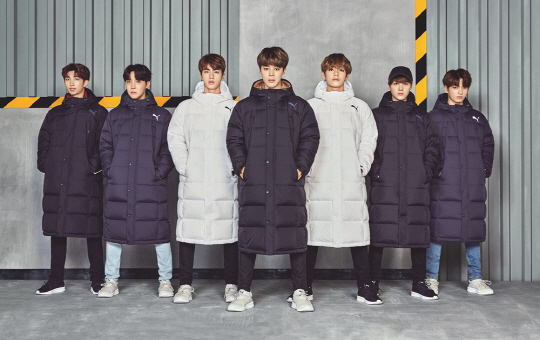 [스타일리뷰] 추위도 멋으로 녹이는 푸마 'BTS 패딩'