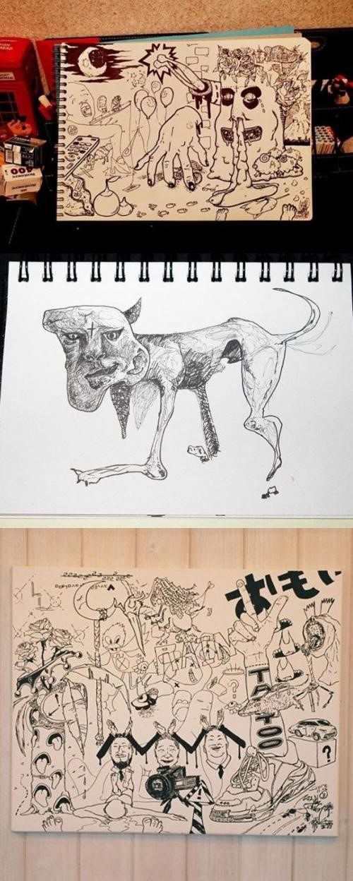 '금손' 송민호, 그림 실력 화제…"공백기에 그림 공부 좀 했다"