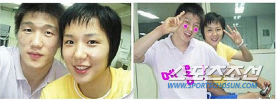 14년 후 부부가 될 줄 알았을까. 2004년 아테네올림픽 현장에서 이원희, 윤지혜가 함께 찍은 사진. 출처=윤지혜 미니홈피