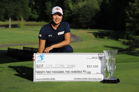 LPGA 2부투어 첫승 성은정, "3승으로 LPGA 직행 목표"