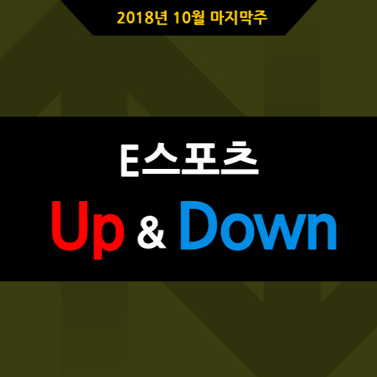 [카드뉴스] 2018년 10월 마지막주 E스포츠 UP&DOWN
