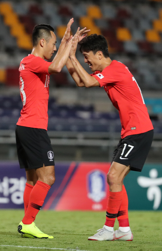 선민득점 청용축하