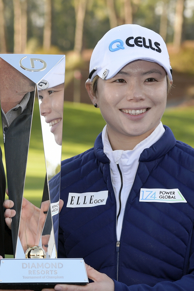 지은희 LPGA 개막전 정상, 박세리 보유한 韓 최고령 우승 경신