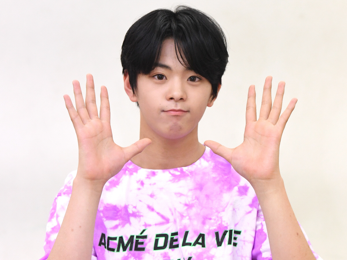 Mnet '프로듀스X101'에 출연해 많은 사랑을 받은 마루기획 연습생 이태승이 본지와 인터뷰에 앞서 포즈를 취하고 있다. 논현동=송정헌 기자 songs@sportschosun.com/2019.07.30/