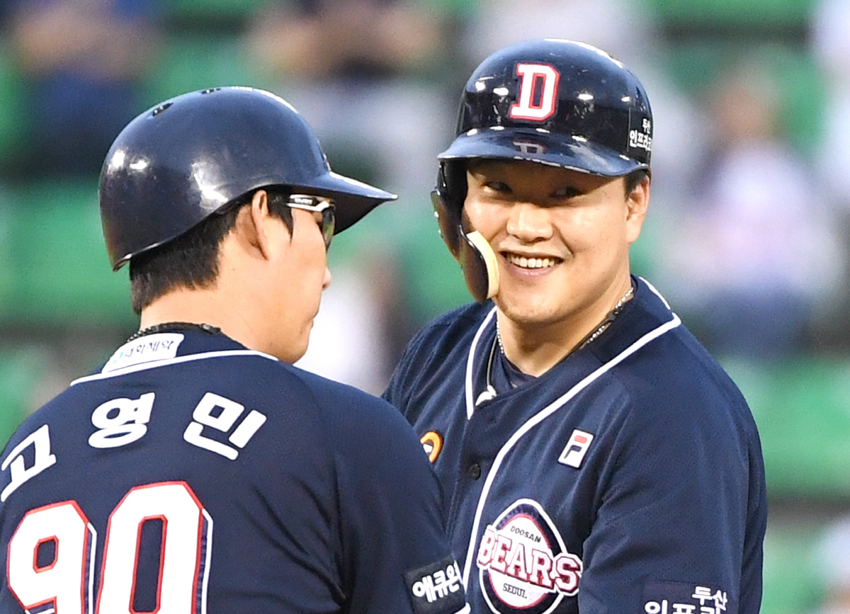 두산 오재일. 송정헌 기자 songs@sportschosun.com
