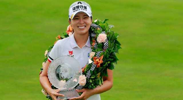 LPGA 시즌 2승 허미정, "첫 와이어투와이어, 첫 다승, 기쁨 두배"