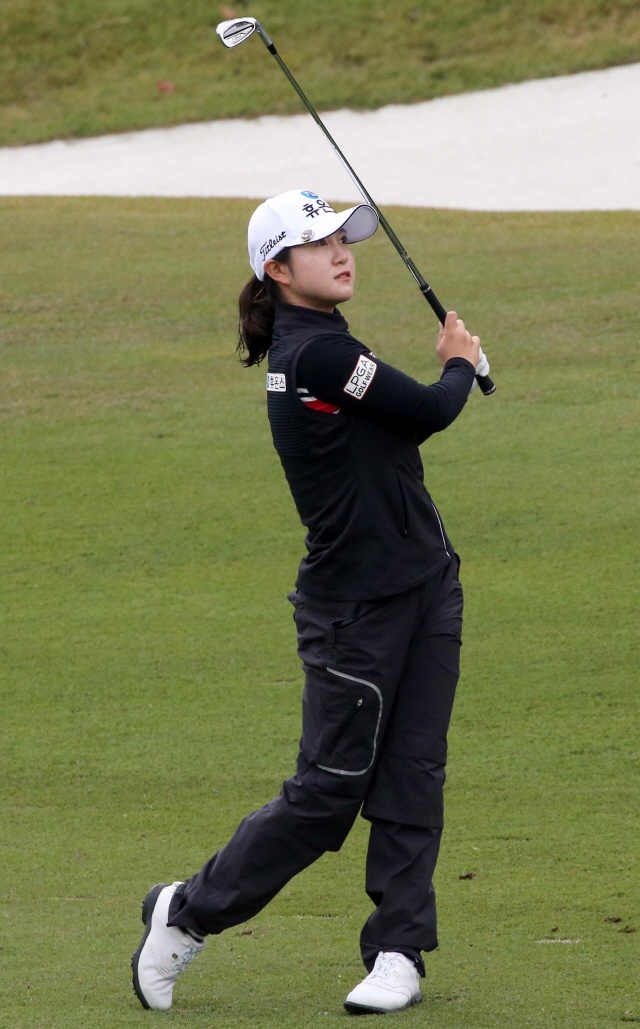 [BMW현장]1R 공동 2위 이승연, "제시카 코다와 비거리 비슷했다"