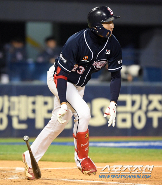 두산 소속 당시 정진호. 스포츠조선DB