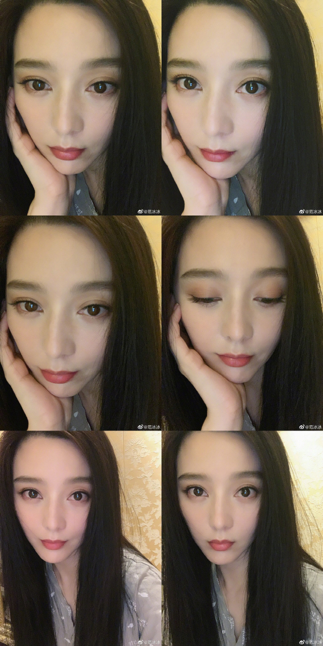 “30년이 넘게 이 얼굴” 판빙빙, 성형 의혹에 사진 공개하며 적극 해명