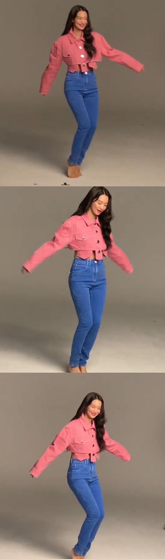 신민아, "황금 몸매 비율 무엇?"…사랑스러운 '발끝' 포인트