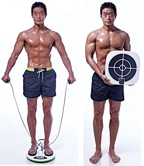 비채온 홍보모델 노희섭 단장, 거리의 성악가에서 몸짱으로 변신하다