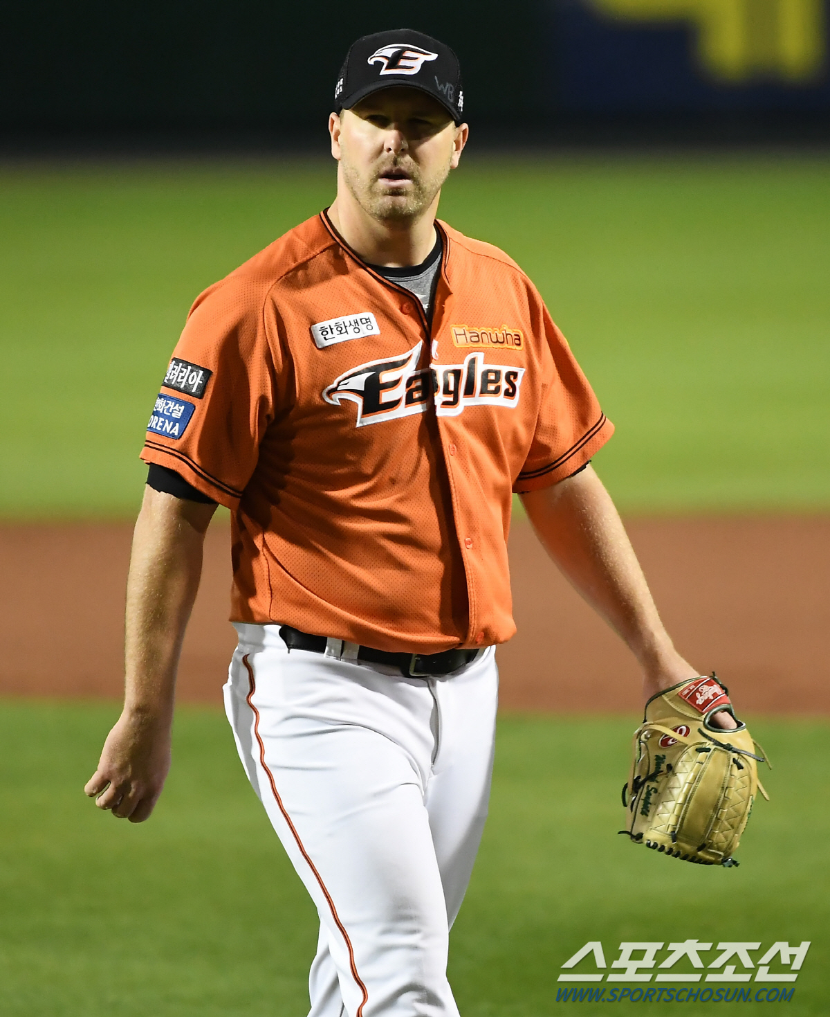 2020 KBO리그 한화 이글스와 NC 다이노스의 경기가 23일 대전 한화생명이글스파크에서 열렸다. 1회초 한화 서폴드가 이닝을 마친 뒤 더그아웃으로 향하고 있다. 대전=박재만 기자 pjm@sportschosun.com/2020.10.23/