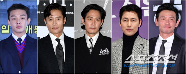 [청룡영화상] "無대사부터 하드보일드 액션까지"…유아인→황정민, 청룡 男주연 대격돌