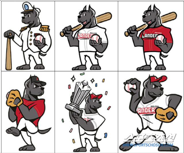 다양한 모습의 랜디 디자인.