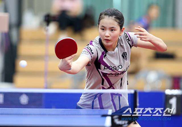 포스코에너지 김나영 사진제공=월간탁구 안성호 기자