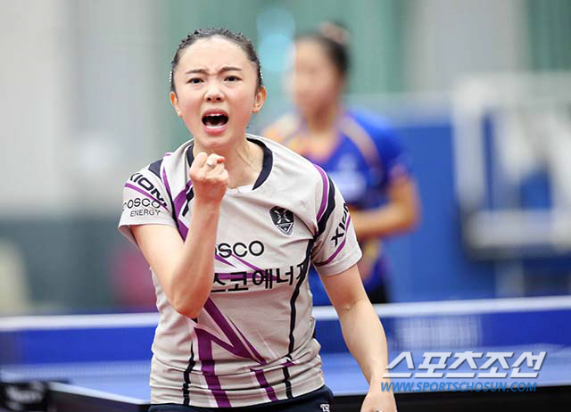 전지희의 포스코에너지,회장기탁구 전종목 우승! 새내기 유한나 뒷심 빛났다[회장기실업탁구]