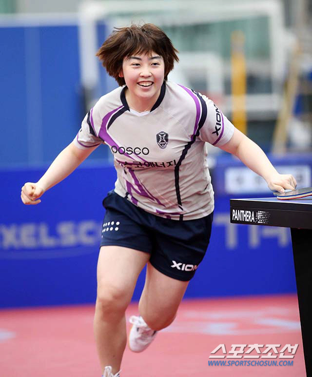 포스코에너지 유한나 사진제공=월간탁구 안성호 기자