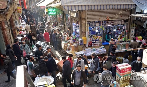 [월드＆포토] 북적이는 이란 최대 시장 '그랜드 바자르'