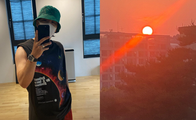 태양, 절친 지드래곤 결별설에 떠들썩한데…여유로운 아빠 일상