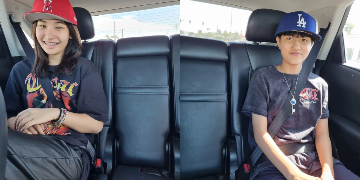 '싱글맘' 이아현, 두 딸과 행복한 미국살이 '첫 외식은?'..딸들 스타일링 '눈길'