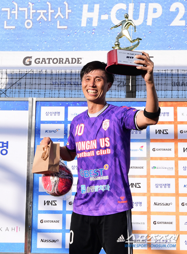 '슛 for 건강자산, 삼성생명 H-CUP 2022 게토레이' MVP 정운기씨, "운칠기삼 팀명처럼 운이 따랐다. 우리 회원들은 기적이라고 생각할 것"