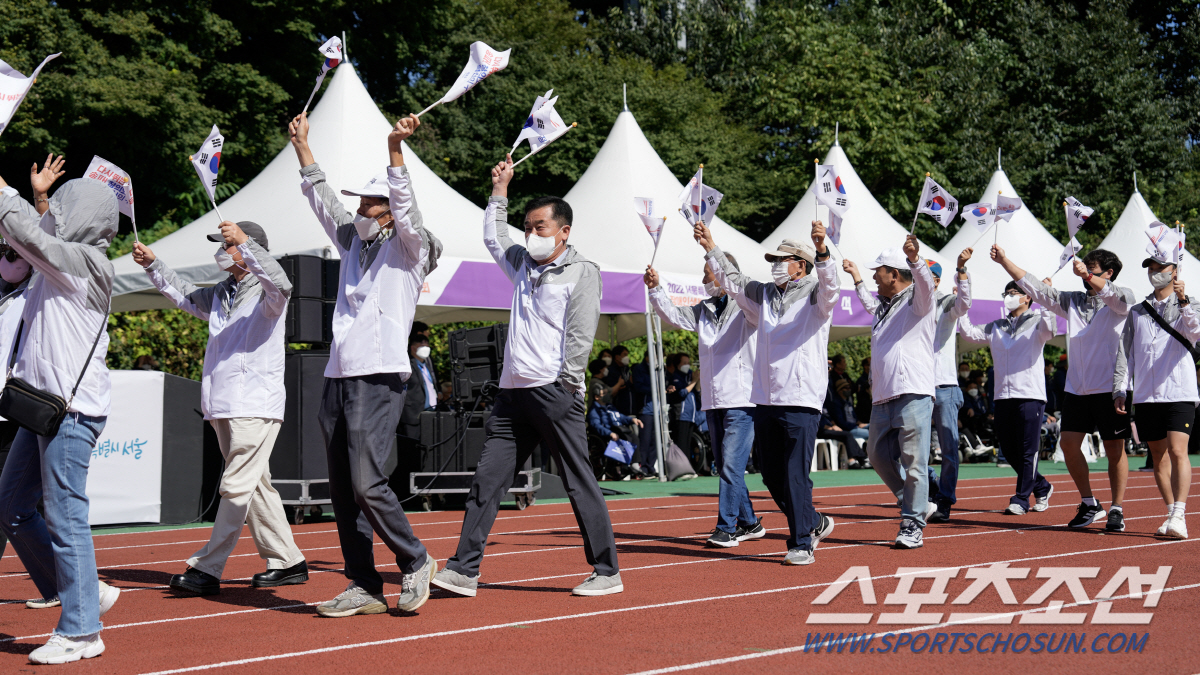 송파구장애인체육회 선수단 입장 사진제공=서울시장애인체육회