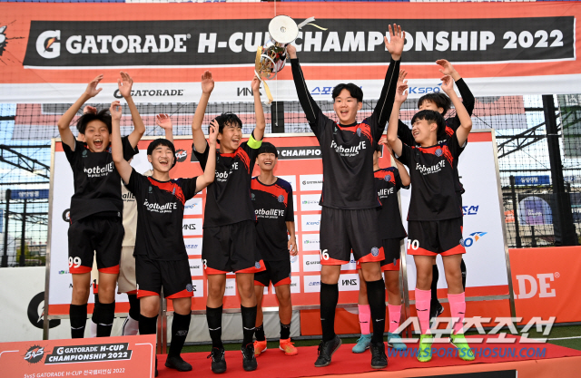 풋볼아이FS U15, '5v5 게토레이 H-CUP 풋살' 중등부 전국 챔피언십 우승 쾌거…김규민 MVP
