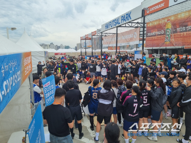 '대학축제 안 부럽다' 역대급 열기 뿜어낸 '슛 for 건강자산, 게토레이 H-CUP 2022 삼성생명' 서울예선 경품 이벤트