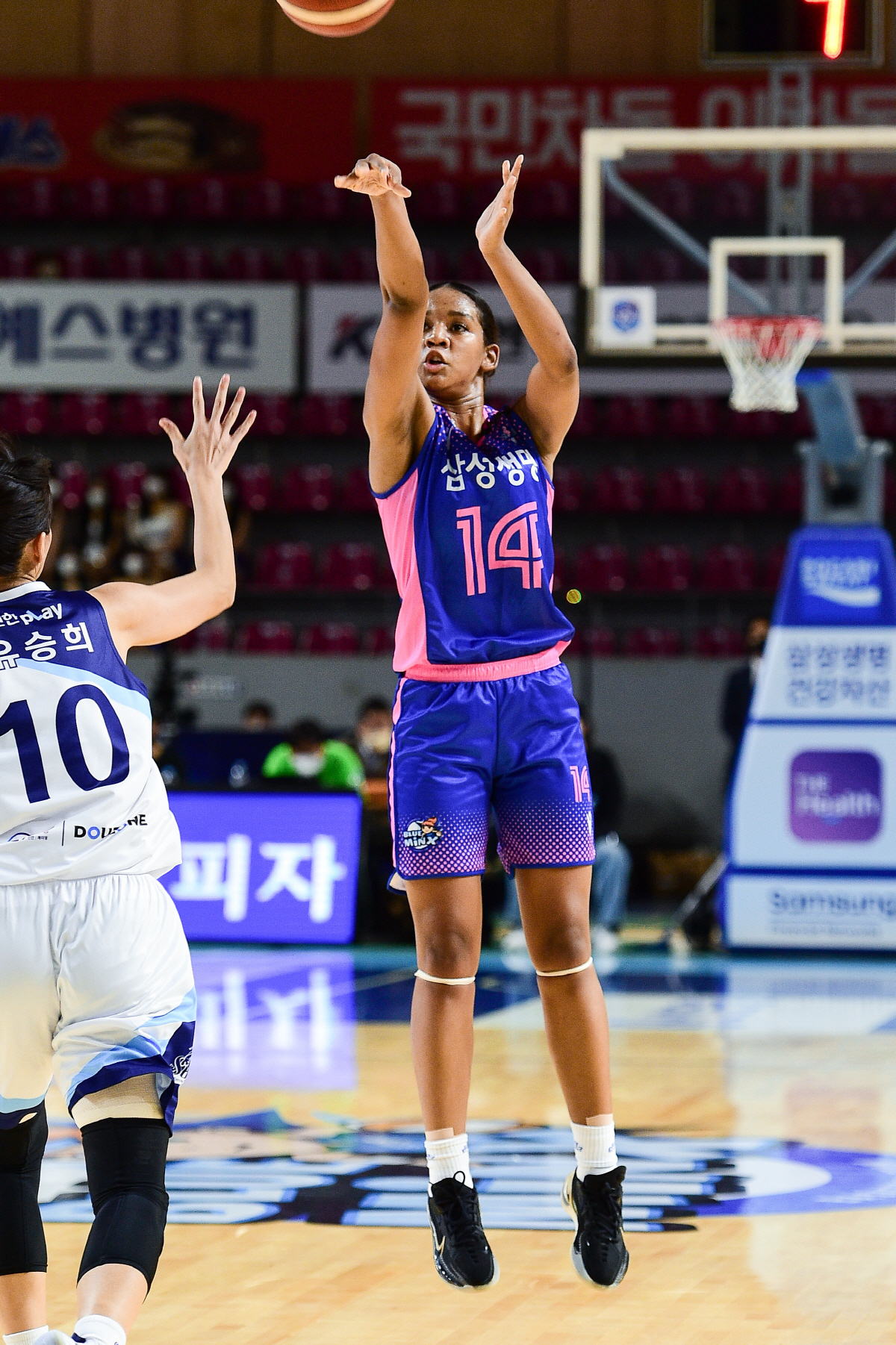 삼성생명 키아나 스미스. 사진제공=WKBL