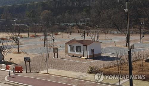 청주 미래지테마공원 캠핑장 내년 1월 휴장