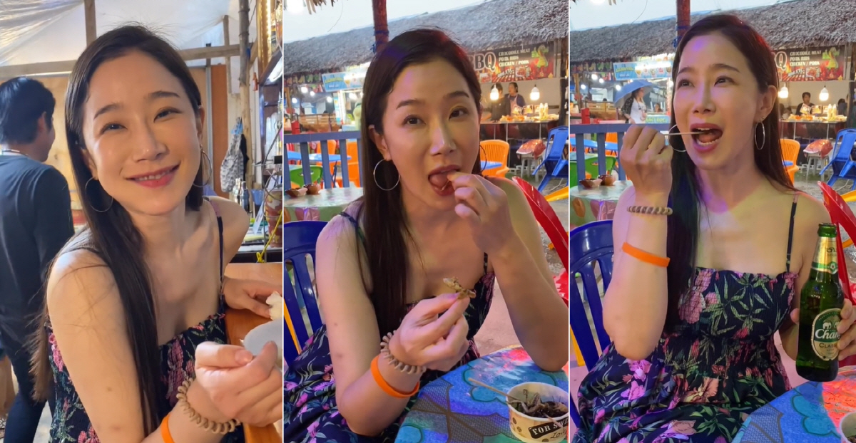 김하영 "개구리 보다 메뚜기 맛나"..'썸남' 유민상도 놀랄 '서프라이즈…