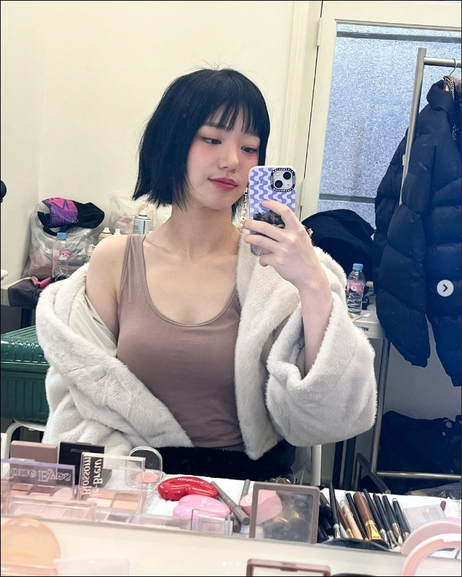 '견미리 딸' 이유비, 글래머 몸매에 단발머리까지…목선 섹시미 넘치네