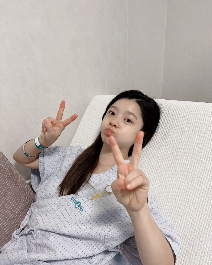 '이욱♥' 벤, 3.42kg 건강한 딸 출산.."엉엉 울어, 잘 회복 중…
