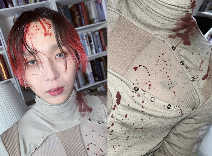 던, '현아♥' 재결합설+의혹 가득한데 설명 없는 '피투성이 SNS'