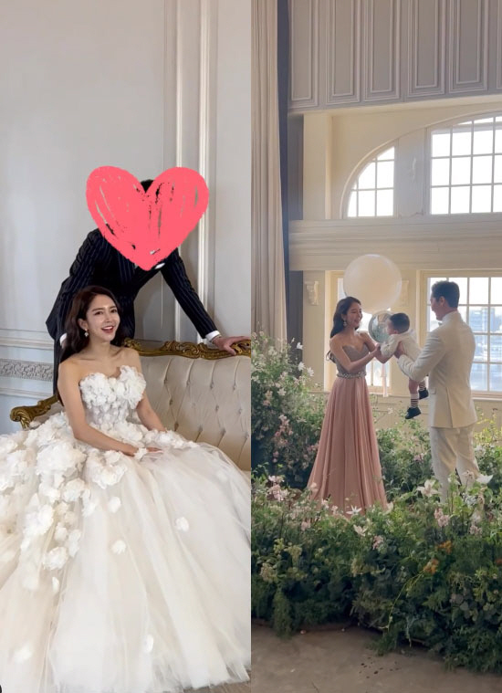 박현선, 남편 이필립♥아들 '커플 수트' 첫 공개 "아빠 닮아 끼 많은 …