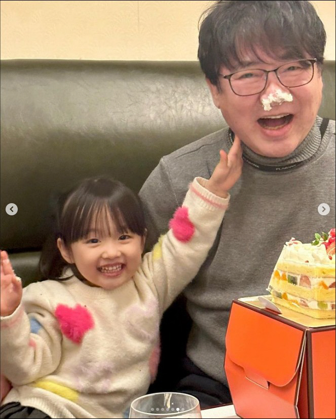 이영하, 전처 선우은숙 재혼 후…손녀와 단란한 73세 생일파티