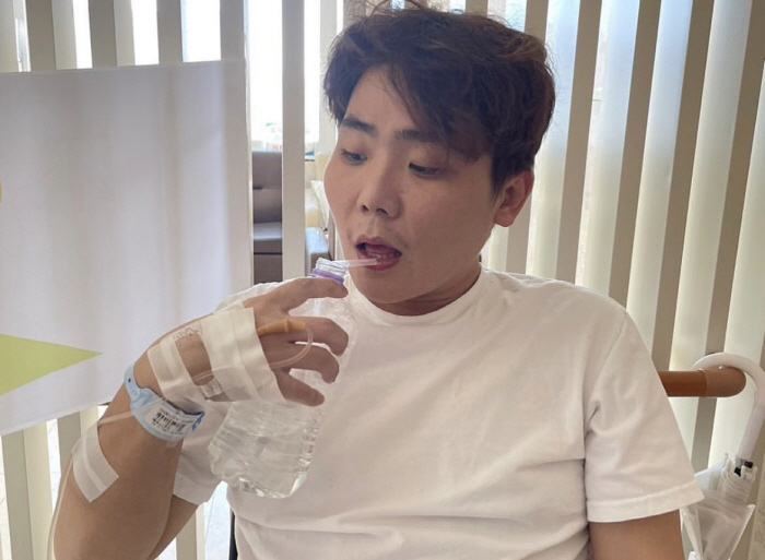 송필근, 산소호흡기 의존..몰라보게 야윈 얼굴 “괴사성 췌장염 투병 중”