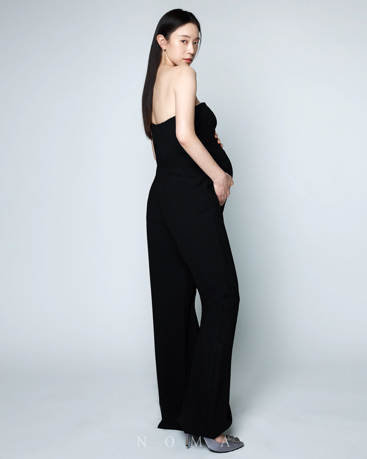 '임산부 맞아?'…유혜주 만삭화보, 모델급 마른 몸매에 배만 '볼록'