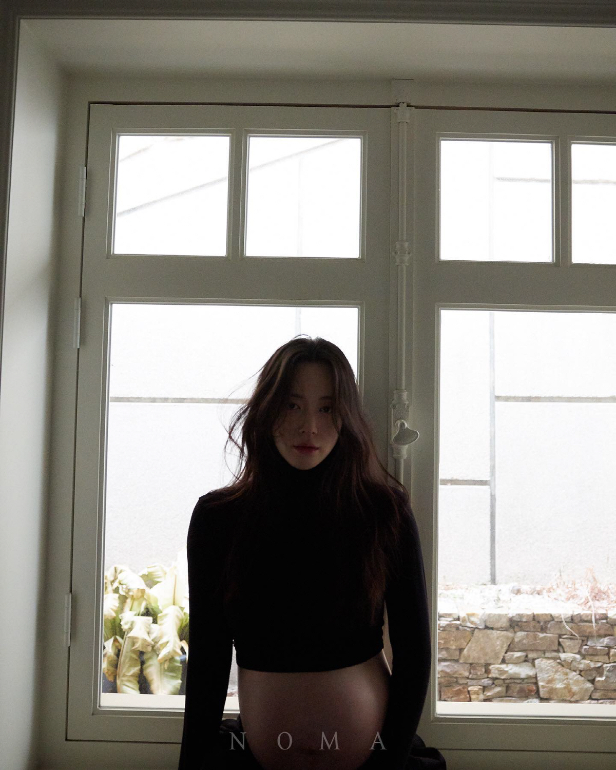 '임산부 맞아?'…유혜주 만삭화보, 모델급 마른 몸매에 배만 '볼록'