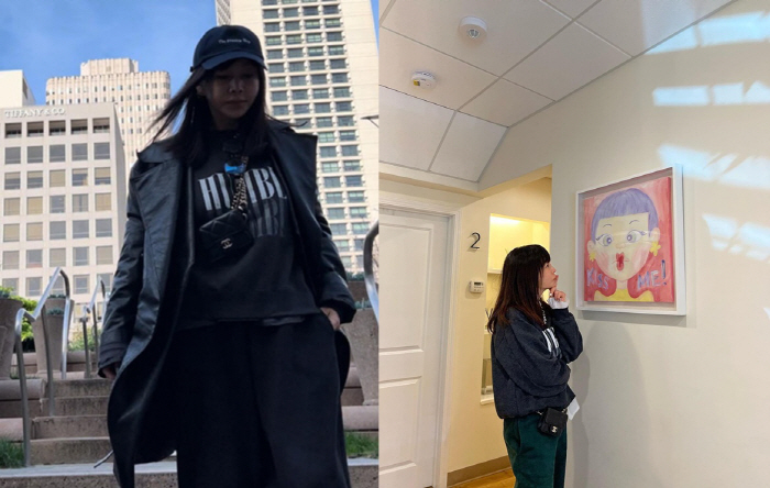 황신혜, 미국에 전시된 딸 이진이 그림에 뿌듯..깜짝 그림 실력