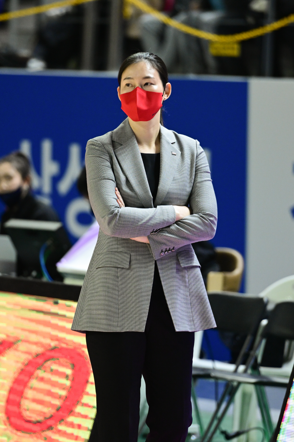 박정은 BNK 감독, "선수들이 리듬을 못 찾은 것 같다"